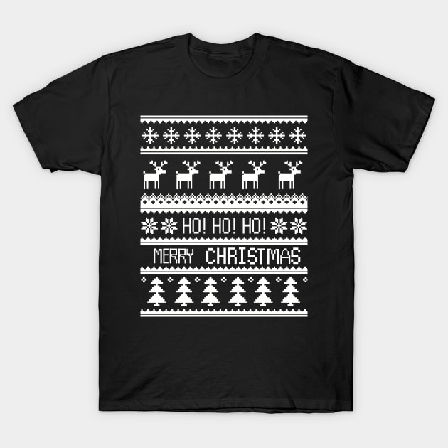 Ugly Christmas Sweater T-Shirt by Holailustra